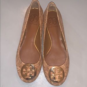 Tory Burch cork flats